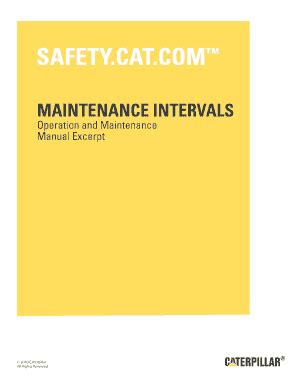 Operation and Maintenance Manual Excerpt 